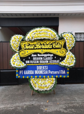 Papan Bunga Duka di Gunungsari Ulu